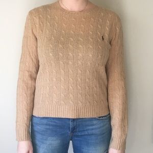 Ralph Lauren Polo Sport Cable Knit Wool Sweater